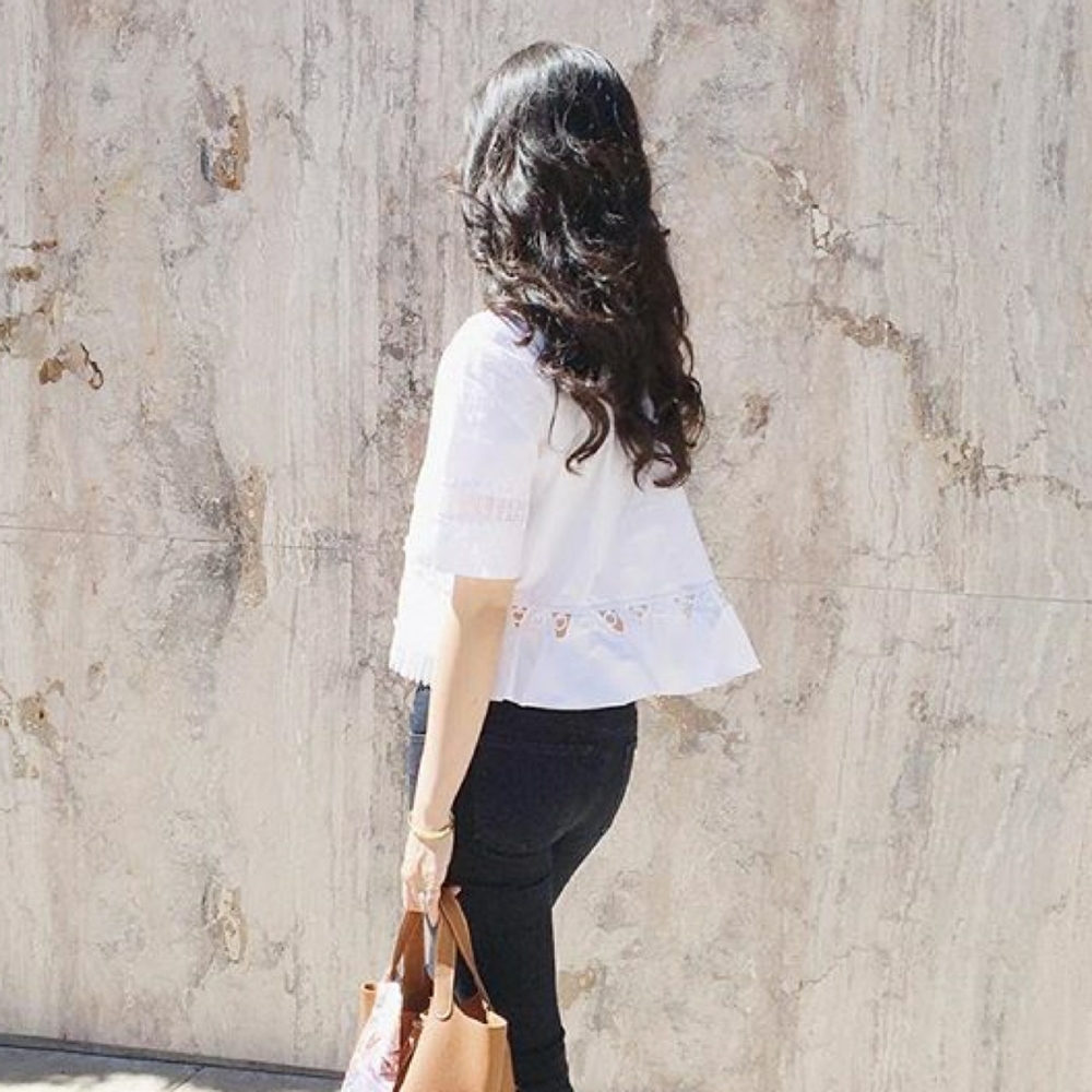 Jonathan Simkhai Embroidered top